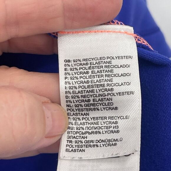 The North Face Blue Orange Short Sleeve Full-Zip Activewear Jacket Small - Picture 4 of 6